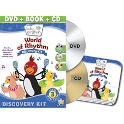 Baby Einstein: World Of Rhythm Discovery Kit  (DVD, + CD and Board Book)