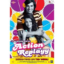 Action Replayy (New Akshay- Aishwarya Comedy Hindi Movie / Bollywood Film / Indian Cinema DVD)