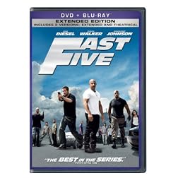 Fast Five (Two-Disc DVD/Blu-ray Combo + Digital Copy in DVD Packaging)