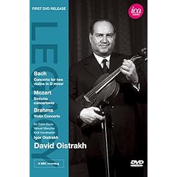 David Oistrakh  - Bach: Concerto for two violins; Mozart: Sinfonia concertante; Brahms: Violin Concerto