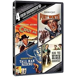 4 Film Favorites: Randolph Scott Collection (Colt .45 / Fort Worth / Tall Man Riding / Ride the High Country)