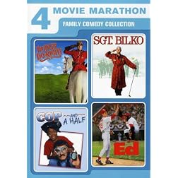 4 Movie Marathon: Family Comedy Collection (Dudley Do-Right / Sgt. Bilko / Cop and a Half / Ed)