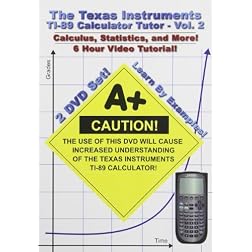 Texas Instruments TI-89 Calculator Tutor - Volume 2