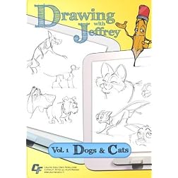 Drawing with Jeffrey - Volume 01 Dogs & Cats