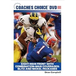Eight-Man Front With Combination-Man Coverages: Blitz and Nickel Packages
