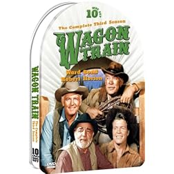 Wagon Train: The Complete Third Season - 37 Episodes - 10 DVD in an Embossed Collectible Metallic Tin!