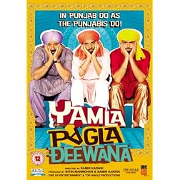 Yamla Pagla Deewana Bollywood DVD With English Subtitles