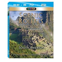 Scenic Routes Around the World: South America [Blu-ray Combo Pack: Blu-ray, DVD & Digital Copy]