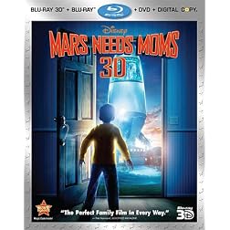 Mars Needs Moms (Four-Disc Blu-ray 3D / Blu-ray / DVD / Digital Copy Combo)