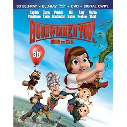 Hoodwinked Too! Hood vs. Evil [Four-Disc Combo: Blu-ray 3D/Blu-ray/DVD/Digital Copy]