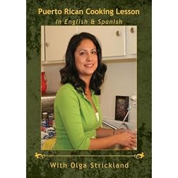 Puerto Rican Cooking Lesson in English & Spanish