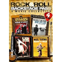 Rock & Roll Backstage Pass: Four-Movie Collection (U2: Rattle & Hum / Bob Dylan: No Direction Home / Rolling Stones: Shine a Light / Neil Young: Heart of Gold)