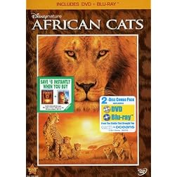 Disneynature: African Cats (Two-Disc Blu-ray / DVD Combo in DVD Packaging)