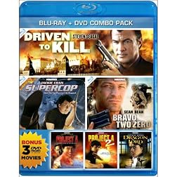3-Film Action Collection [Blu-ray] with 3 Bonus DVD Features
