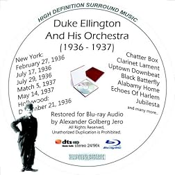 Duke Ellington And His Famouse Orchestra (1936-1937) Restored for Blu-ray Audio